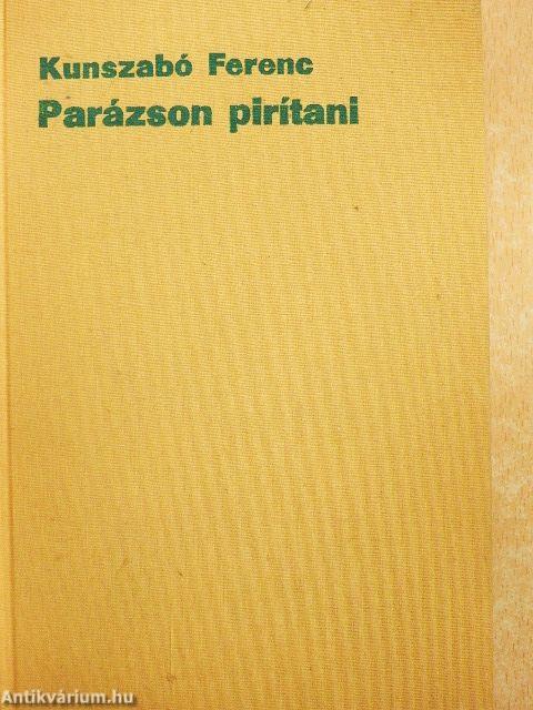 Parázson pirítani