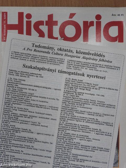 História plusz 1993.