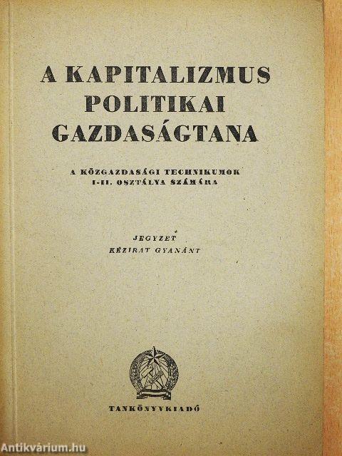 A kapitalizmus politikai gazdaságtana