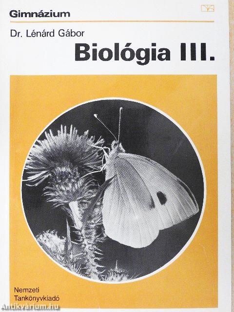 Biológia III.