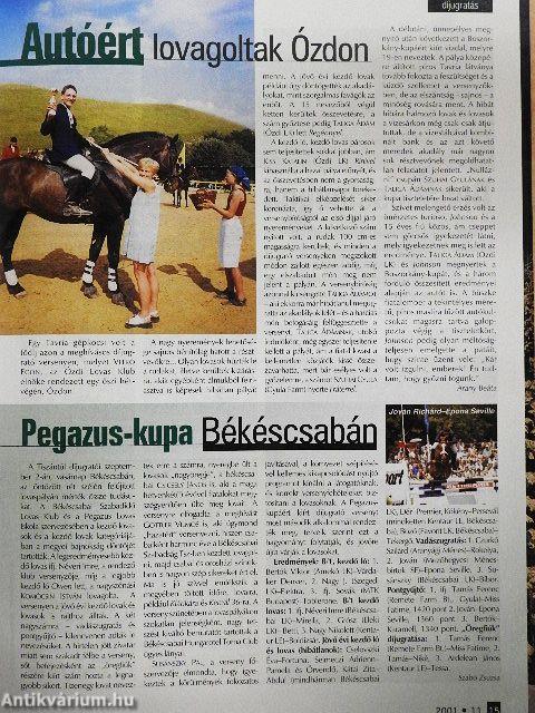 Lovasélet 2001. november