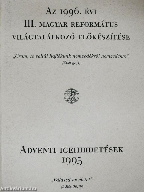Adventi igehirdetések 1995