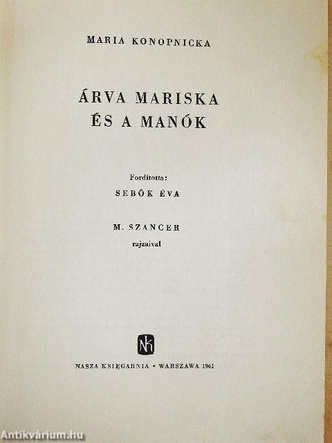 Árva Mariska és a manók