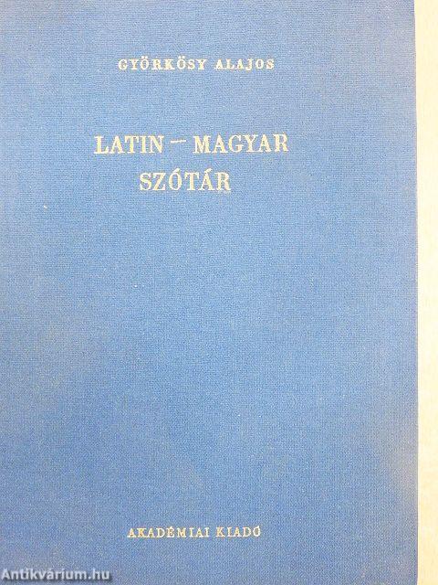 Latin-magyar szótár