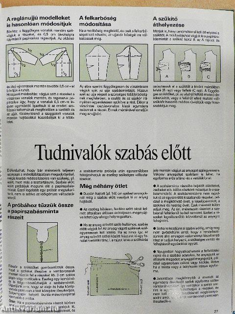 Szabás-varrás Burda módra