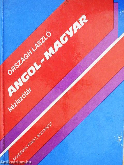 Angol-magyar kéziszótár