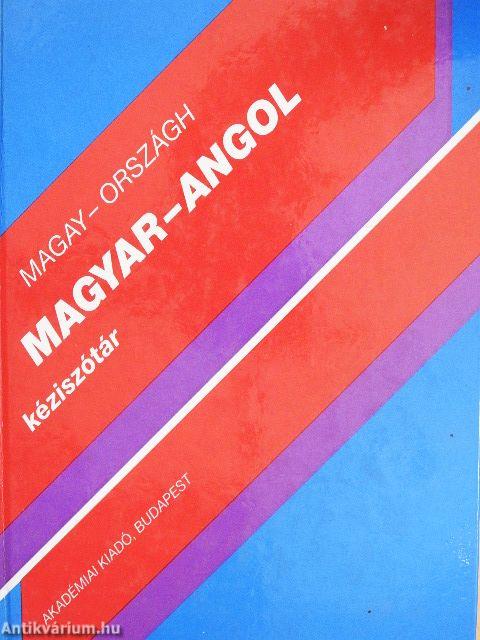 Magyar-angol kéziszótár