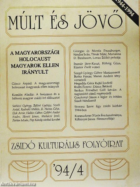 Múlt és Jövő 1994/4.