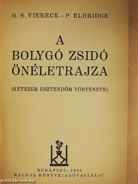 A bolygó zsidó önéletrajza II. (töredék)