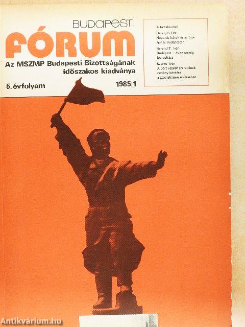 Budapesti fórum 1985/1.