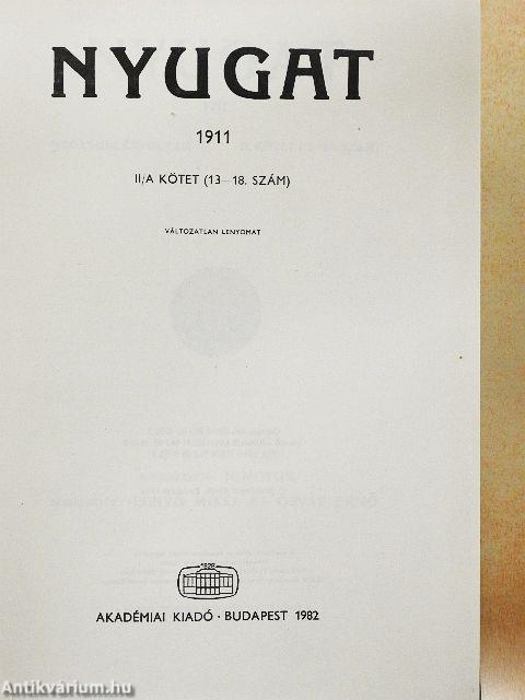 Nyugat 1911. II/A-B
