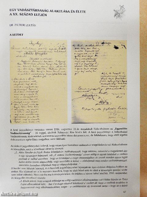 Millenniumi Vadászati Almanach - Bács-Kiskun megye 2001