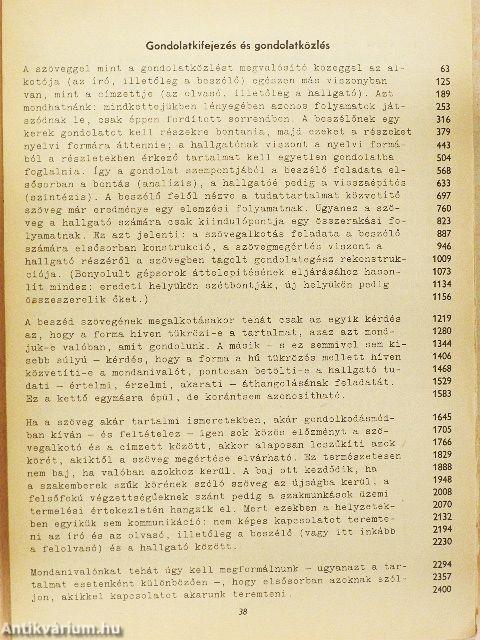 Gépírási szöveggyűjtemény I.