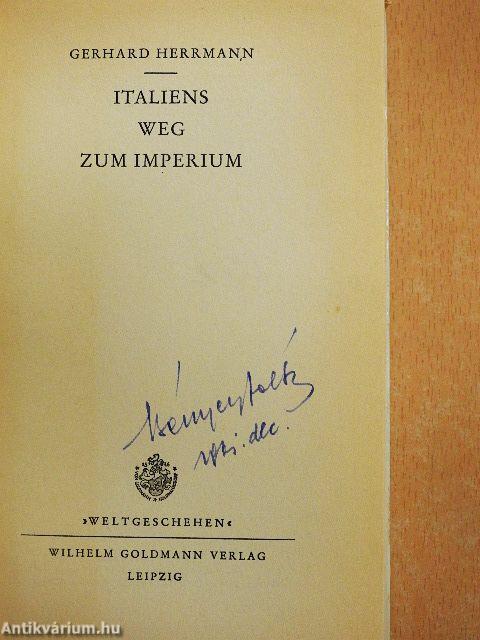 Italiens Weg zum Imperium