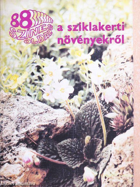 A sziklakerti növényekről