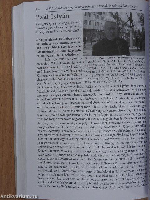 A Zrínyi-kultusz napjainkban a magyar, horvát és szlovén határsávban