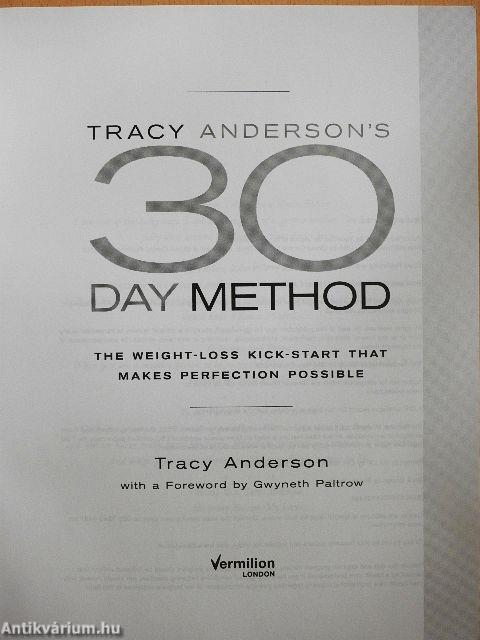 Tracy Anderson's 30 day method - DVD-vel