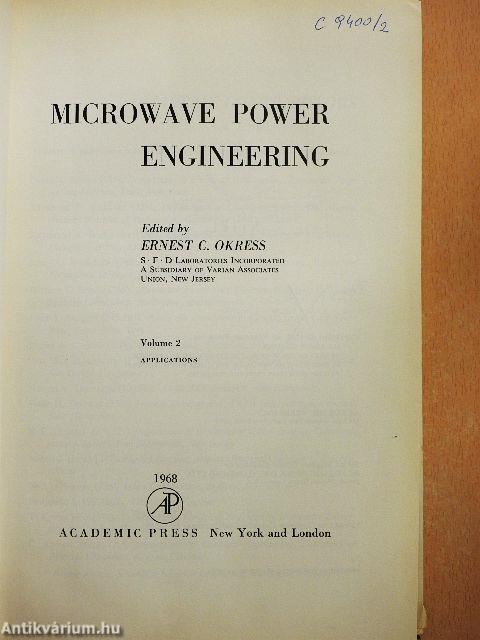 Microwave Power Engineering 2.