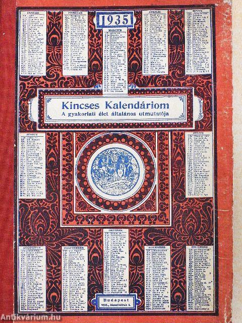 Kincses Kalendáriom 1935
