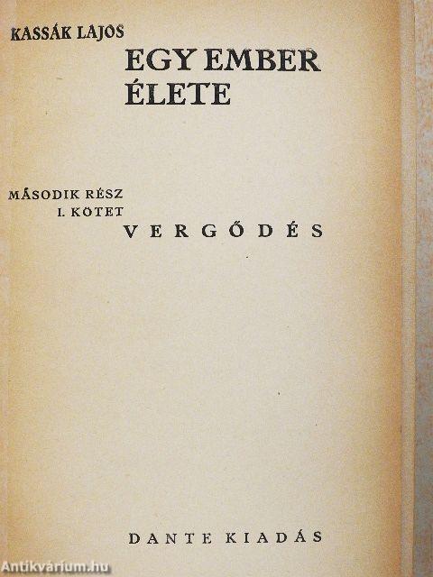 Egy ember élete - Második rész I-III.