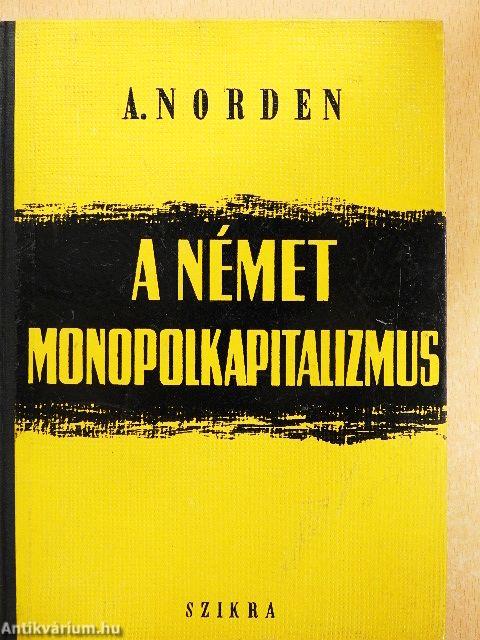 A német monopolkapitalizmus