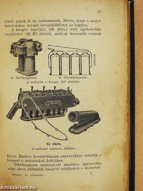 Az automobil, teherautó, motorkerékpár