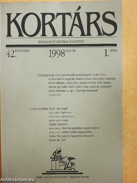 Kortárs 1998. január