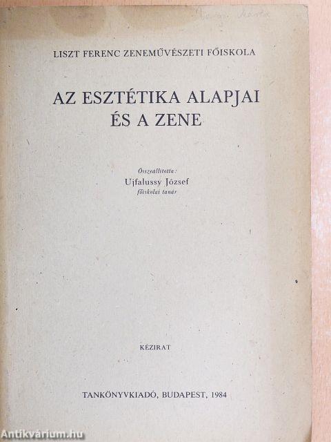 Az esztétika alapjai és a zene