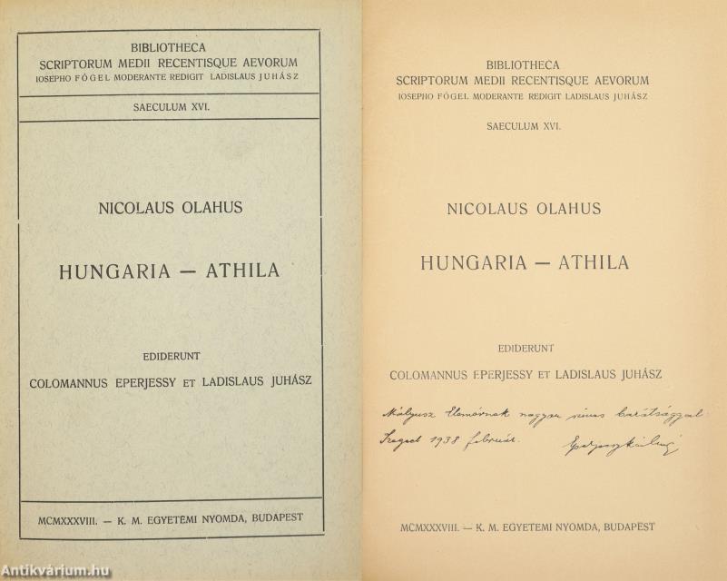Hungaria - Athila (dedikált példány)