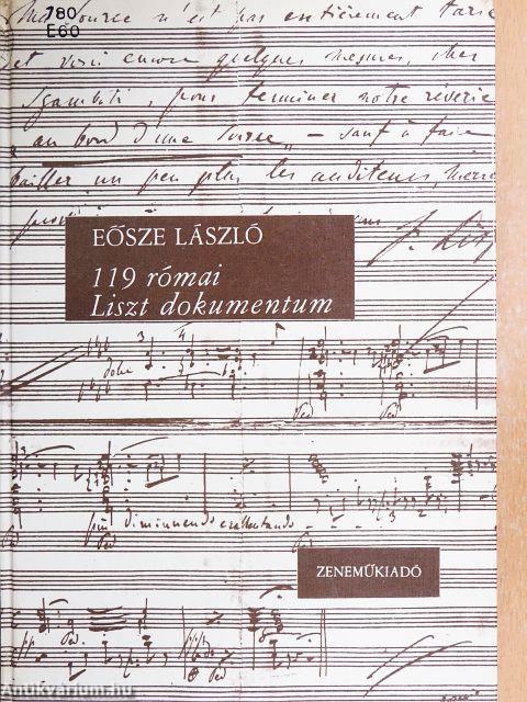 119 római Liszt dokumentum