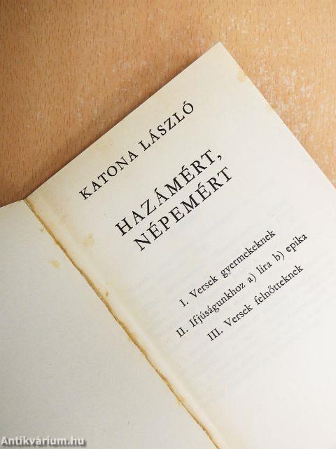 Hazámért, Népemért