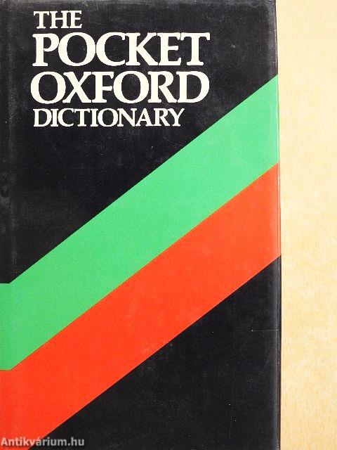 The Pocket Oxford Dictionary of Current English