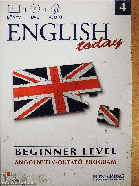 English today Beginner level 4. - DVD-vel
