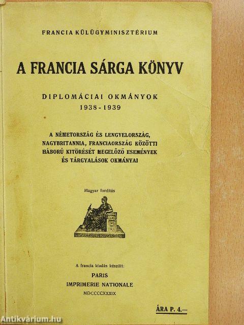 A francia sárga könyv