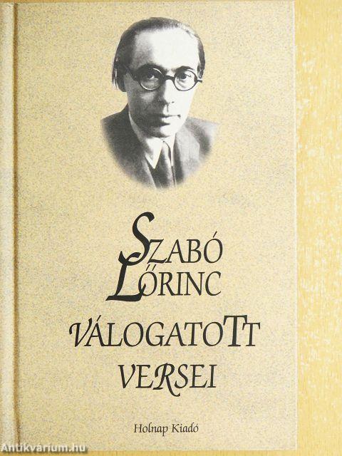 Szabó Lőrinc válogatott versei
