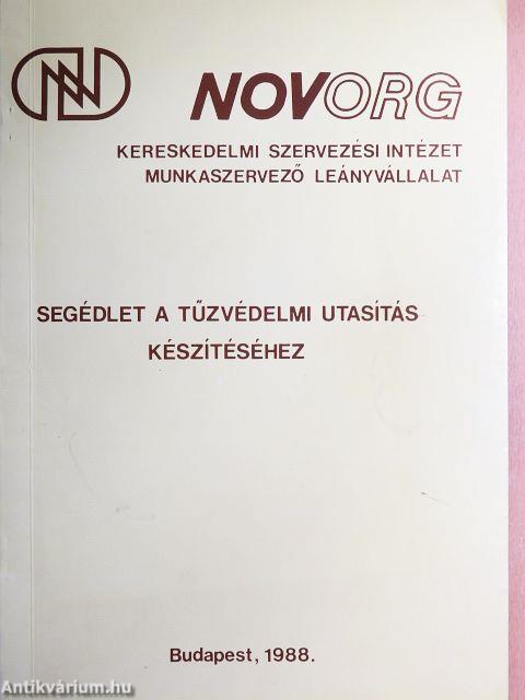 Segédlet a tűzvédelmi utasítás készítéséhez