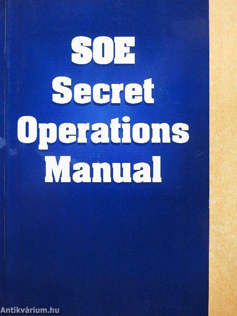 SOE Secret Operations Manual