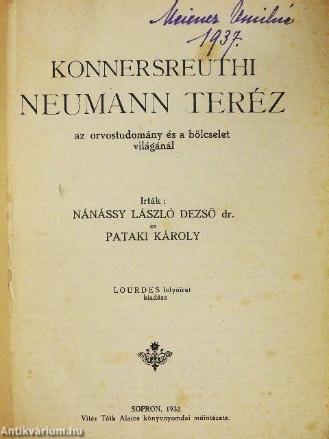 Konnersreuthi Neumann Teréz