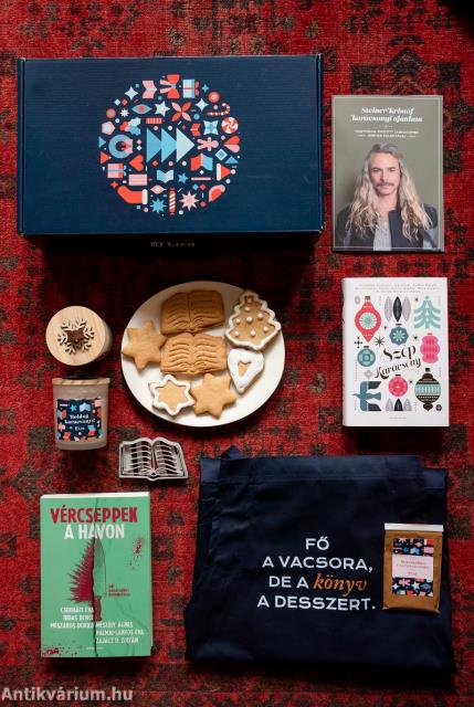 Karácsonyi díszdoboz - Szép Karácsony, Vércseppek a havon + ajándékok