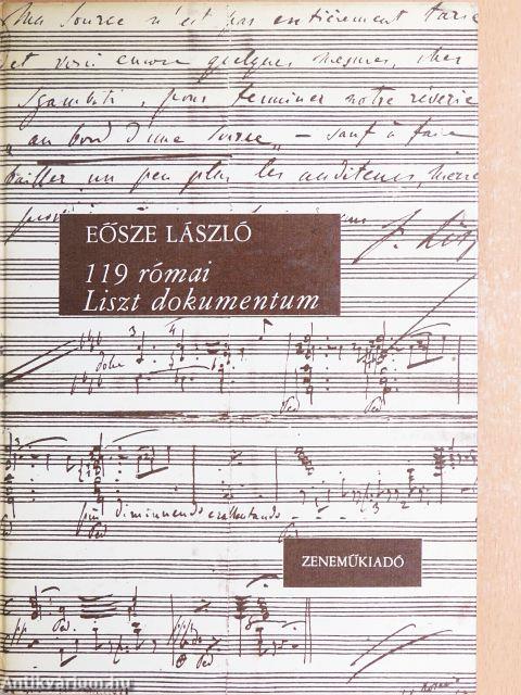 119 római Liszt dokumentum