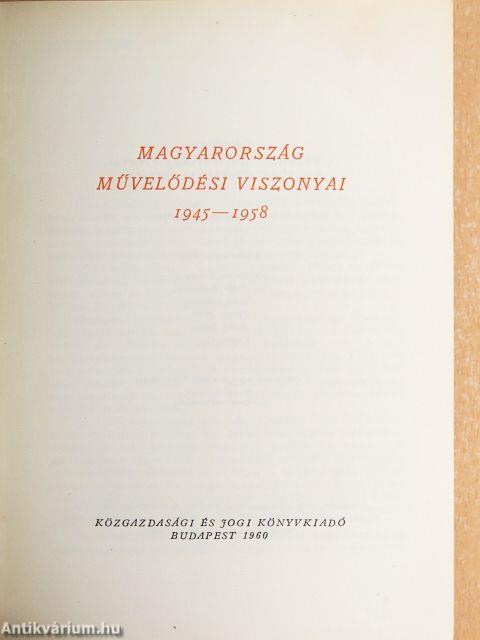 Magyarország művelődési viszonyai