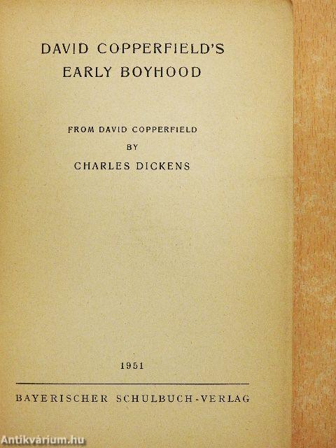 David Copperfield's Early Boyhood