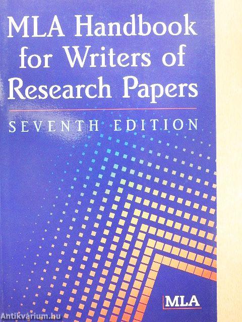 MLA Handbook for Writers of Research Papers