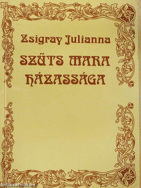 Szűts Mara házassága