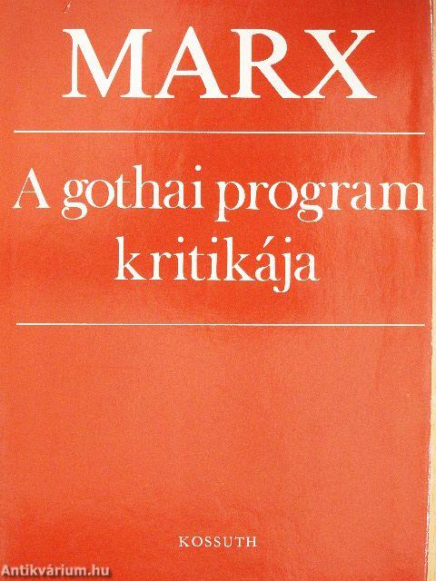 A gothai program kritikája
