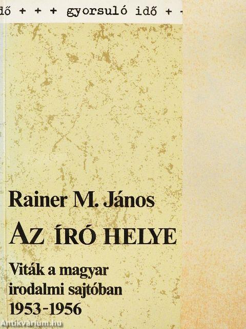 Az író helye