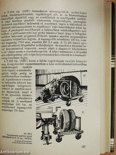 Gépkocsi-karbantartó- és garázsberendezések