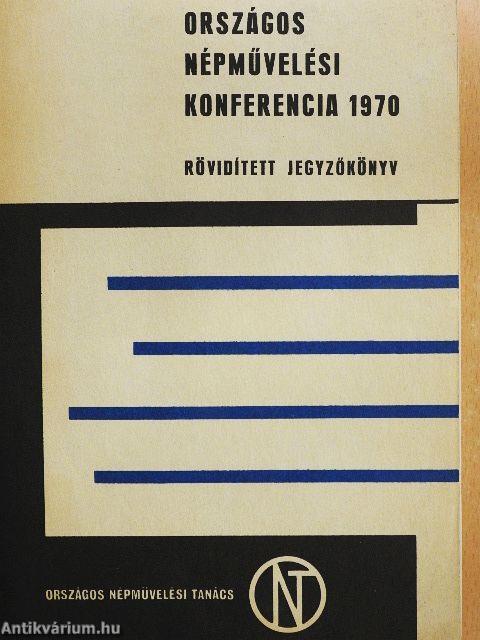 Országos Népművelési Konferencia 1970