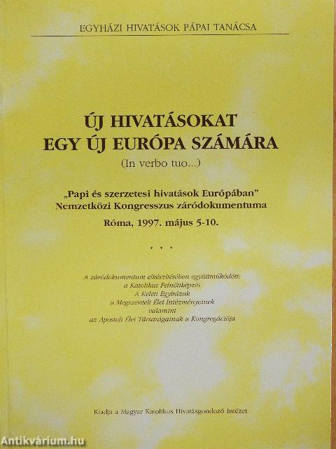 Új hivatásokat egy új Európa számára