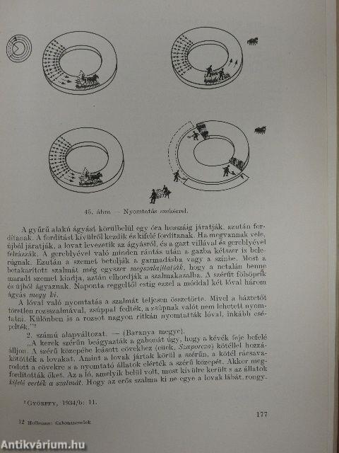 A gabonaneműek nyomtatása a magyar parasztok gazdálkodásában